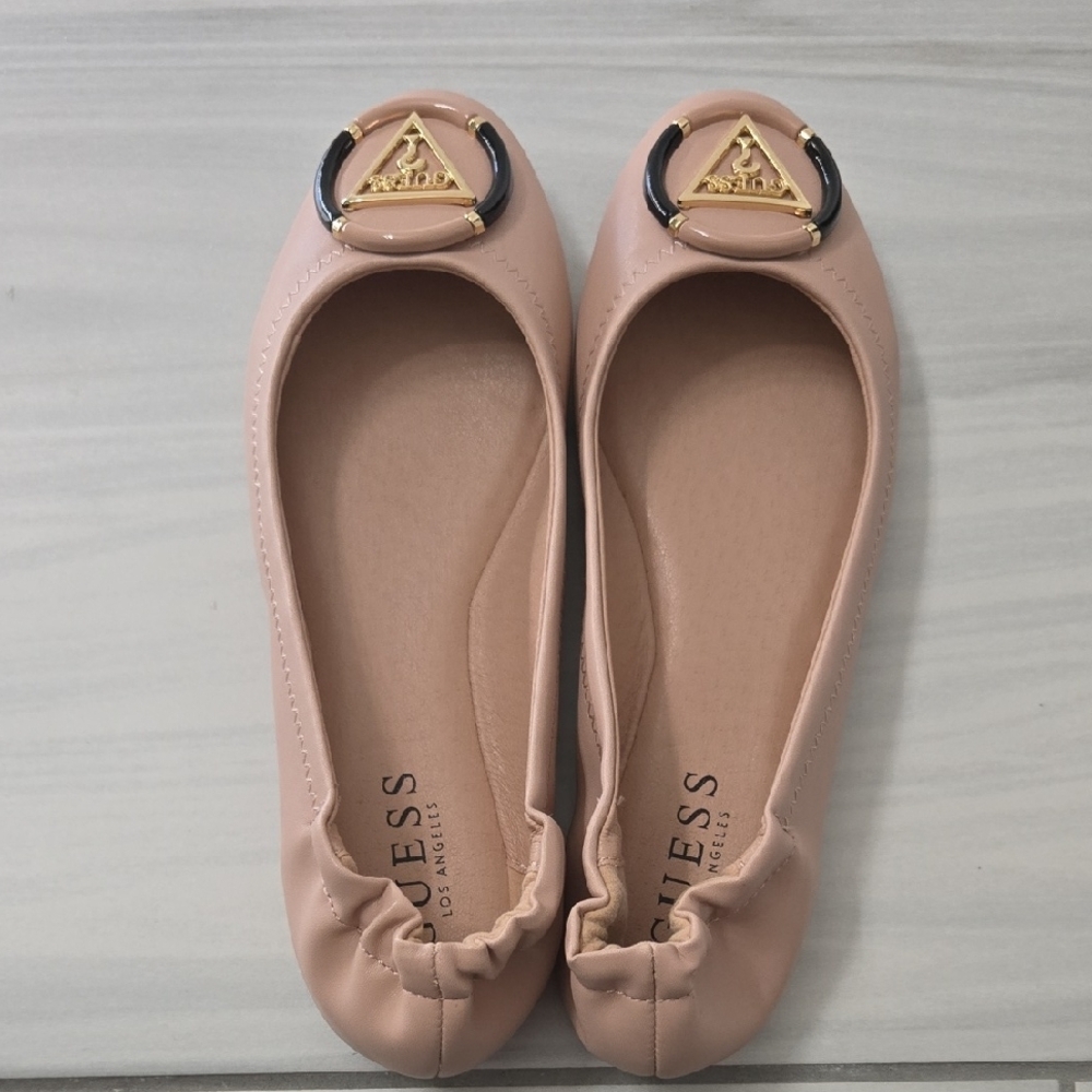 Guess Women's Tan Ballet Flats